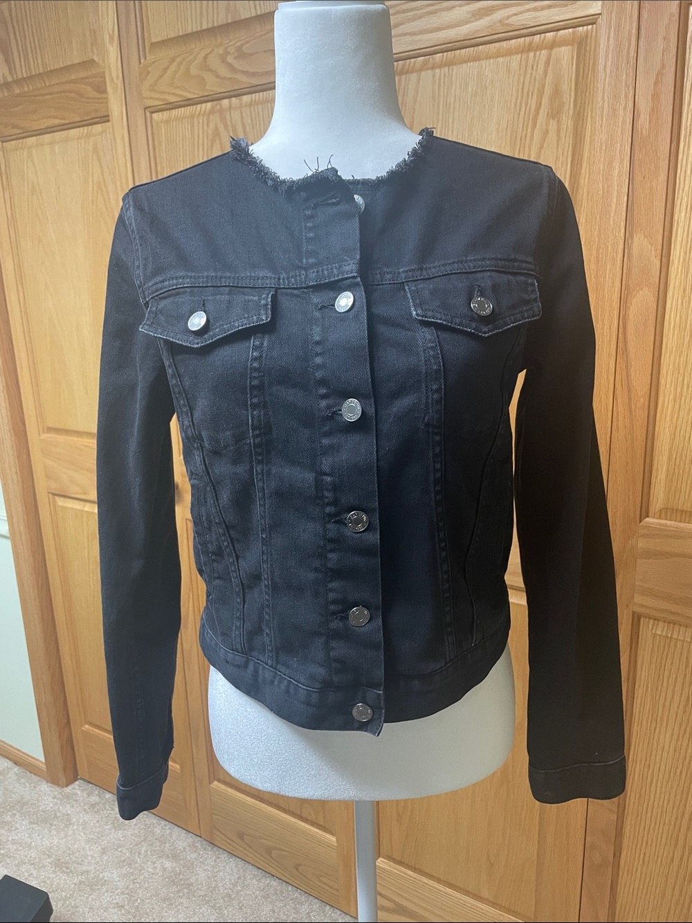 GAP Black Denim Jacket 1969 - Size Small